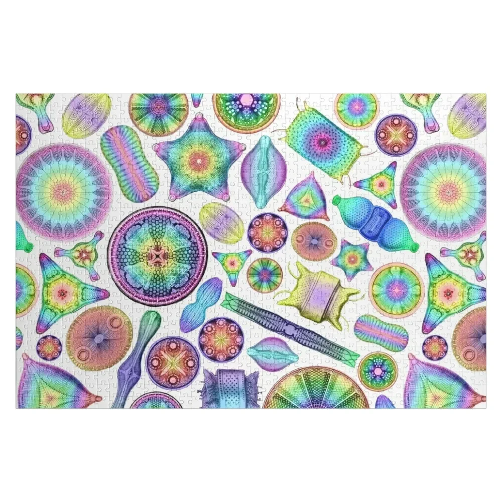 

Ernst Haeckel Rainbow Diatoms Tossed Jigsaw Puzzle Personalized Toy Personalized Child Gift Jigsaw Pieces Adults Puzzle