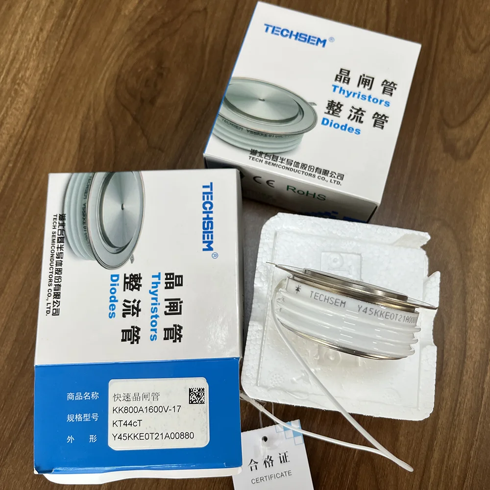 TECHSEM Thyristor Y45KKE KK800A1200V KK800A1400V KK800A1600V KK800A1800V 100% new and original