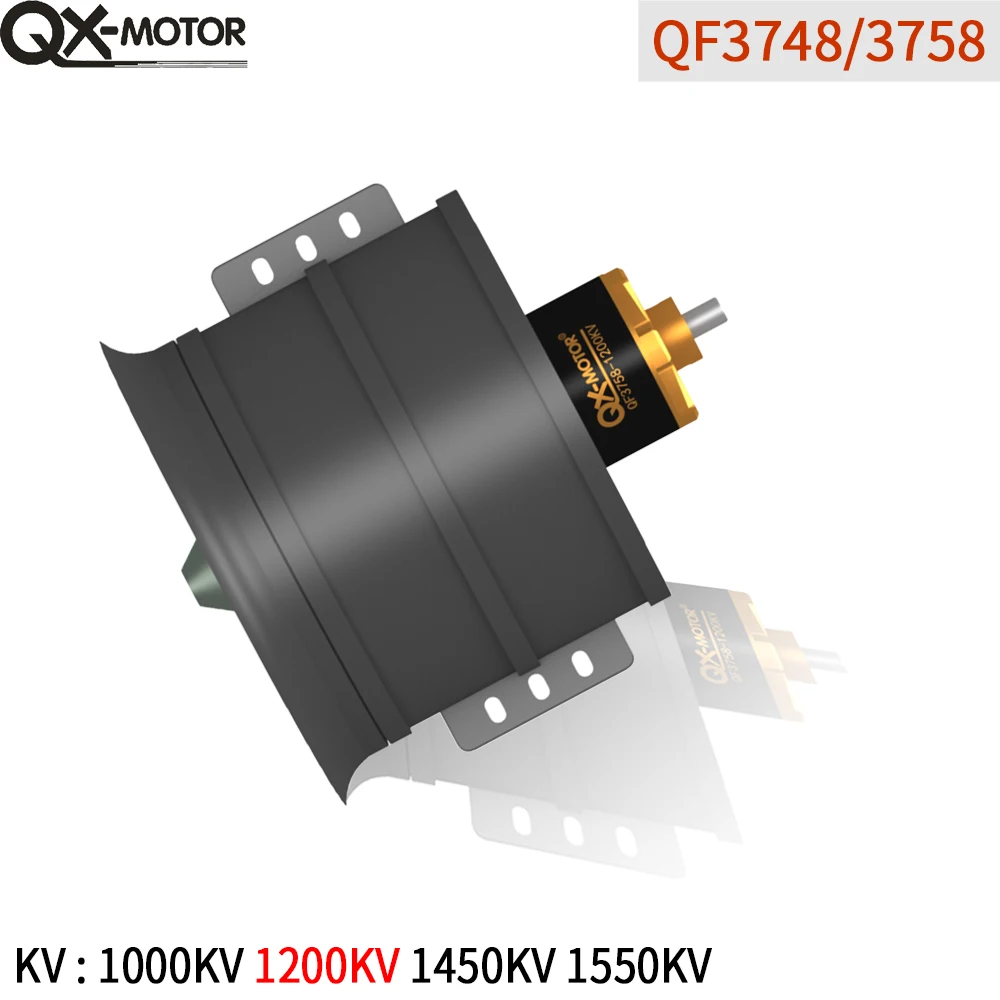 QX-MOTOR 90mm EDF 12 ostrza wentylator kanałowy QF3748 3758 silnik bezszczotkowy 1000kv 1200kv 1450kv 1550kv CWCCW do zdalnego sterowania część