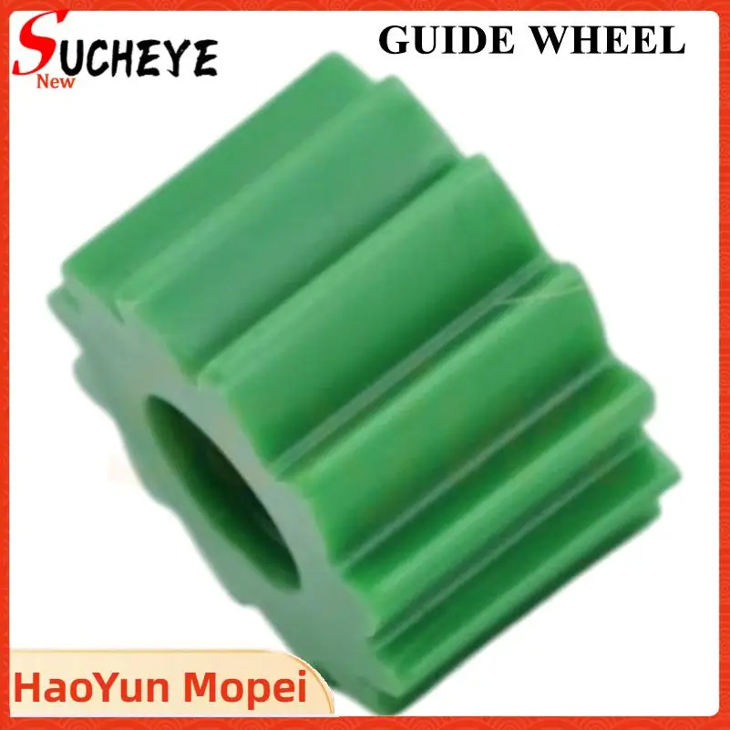 8mm green guide wheel, wild motorcycle chain guide wheel with built-in bearing nylon chain tensioner wheel