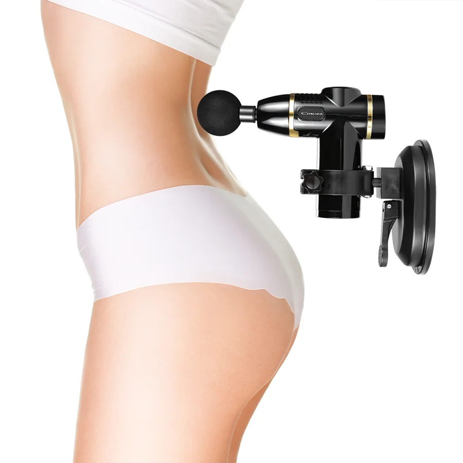 Fascia gun massage gun holder single suction cup strong adsorption bracket massage back waist buttocks hands-free special holder