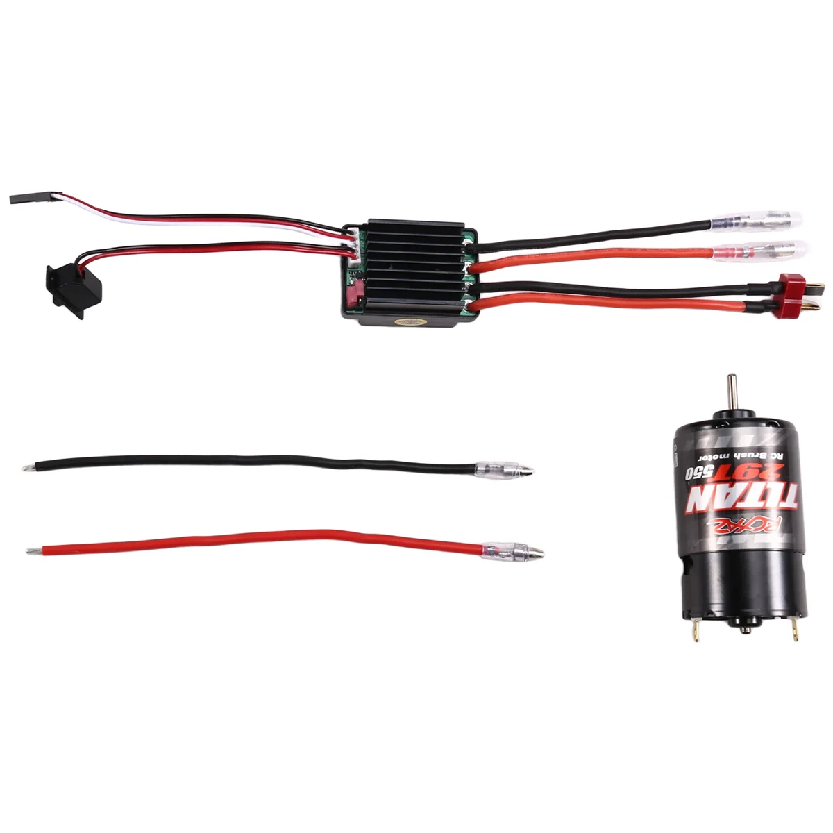 

Y04A 550 Матовый двигатель Водонепроницаемый ESC 320A Комбинированный набор управления скоростью для 1/10 RC автомобиля Гусеничный осевой SCX10 29T