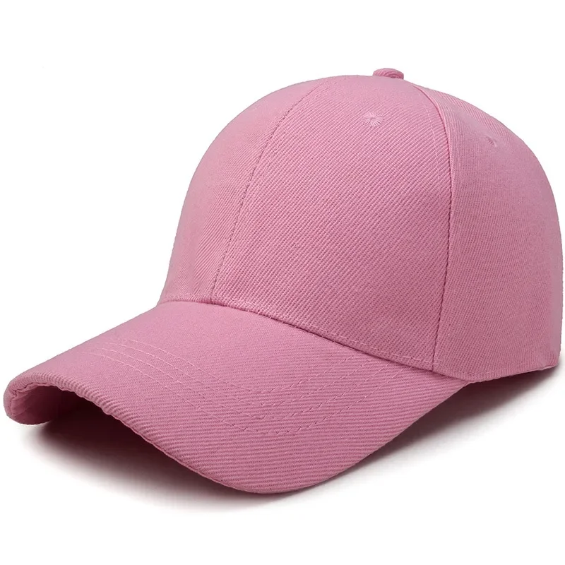 Boné de beisebol monocromático unissex, snapback, ajustado, casual, Hip Hop, pai, homens, mulheres, bonés