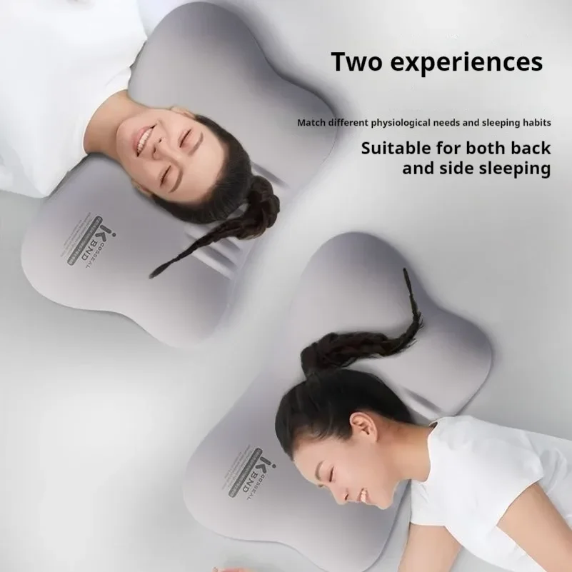 Ergonomic Memory Foam Pillow for All Sleep Positions, Multi-Zone Support, Zero Pressure, Deep Sleep, Neck Pain Relief