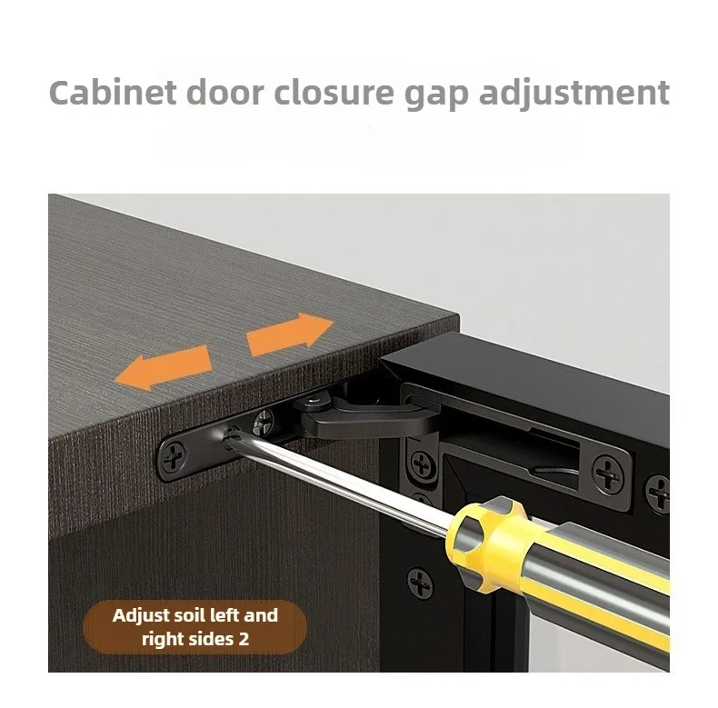 25KG Glastürscharniere mit Hydraulikdämpfung, obere und untere Scharniere, einstellbare, unsichtbare, verdeckte Drehwelle, Möbelbeschläge – Detail 7