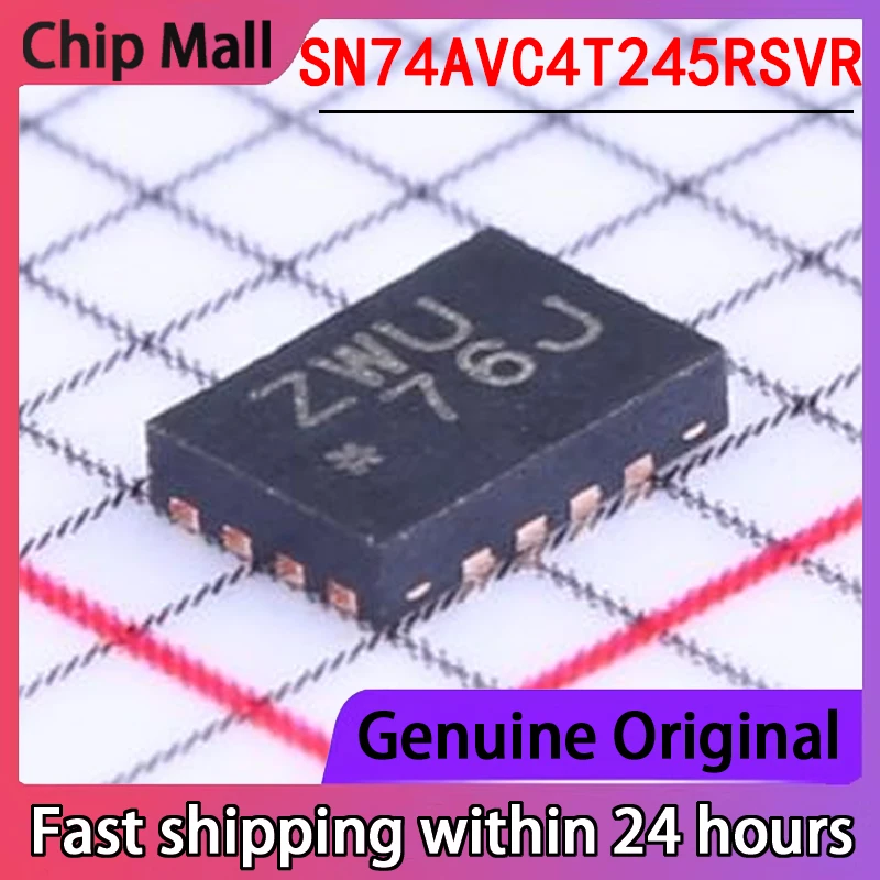 

5PCS New SN74AVC4T245RSVR UQFN16 4-bit Dual Power Bus Transceiver Original Stock