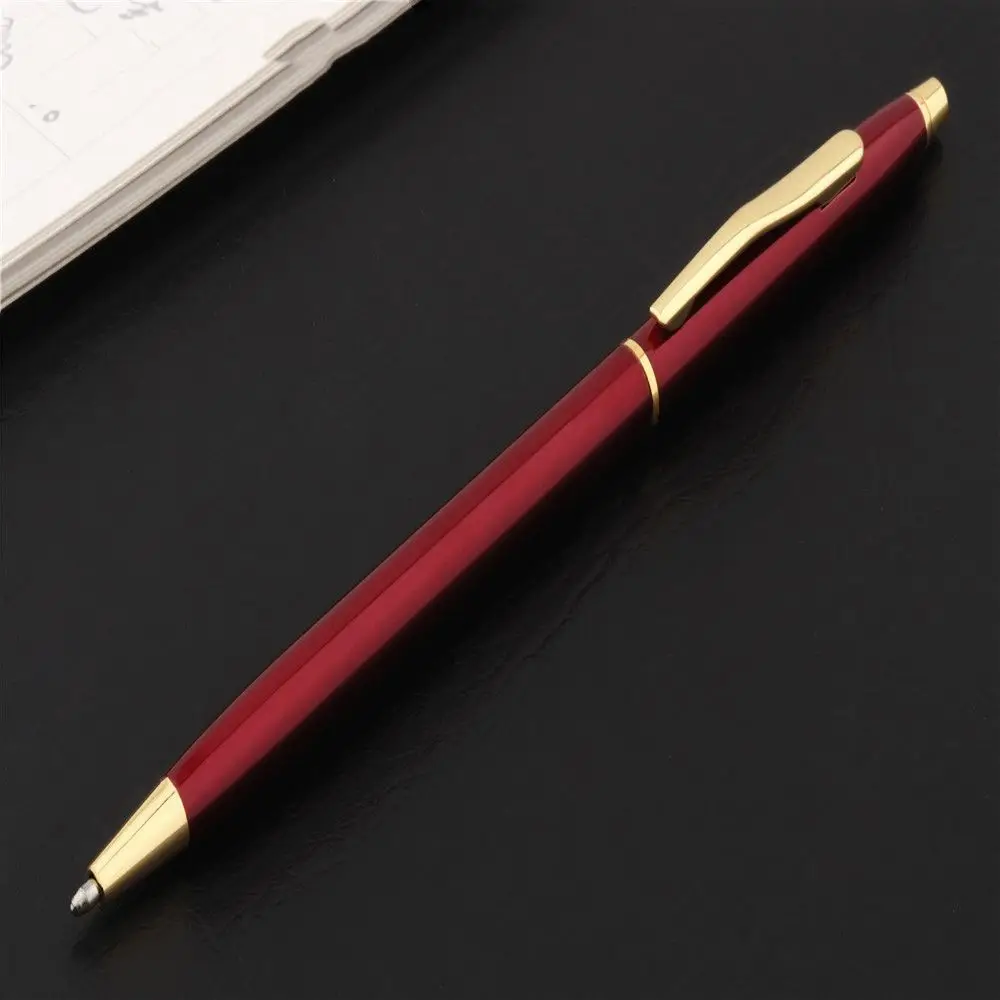 Drying Black Ink Golden Wist Wave Pattern  Gift Writing Tools School Office Supply Sign Pen Ballpoint Pen Metal Pen Gel Pen