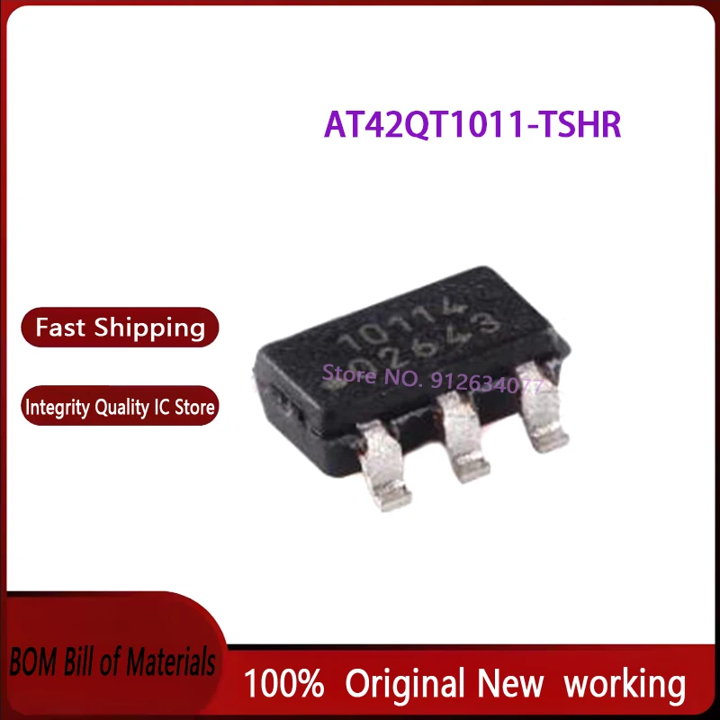 10PCS/LOT AT42QT1011-TSHR AT42QT1011 SOT23-6 1011 New Original In Stock