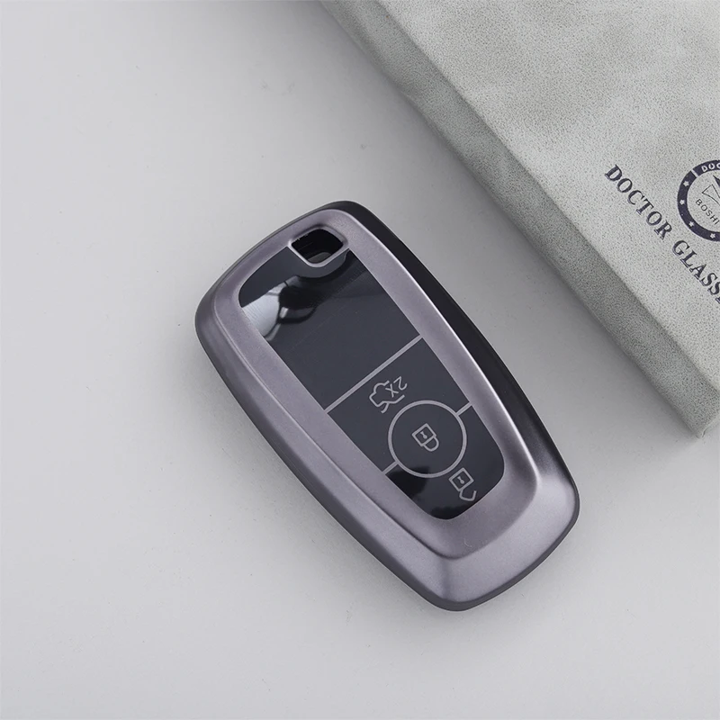 3/4/5 Buttons TPU Shell Fob Holder for Ford Fusion Edge Mustang Explorer F150 F250 F350 F450 Car Key Case Protector Cover