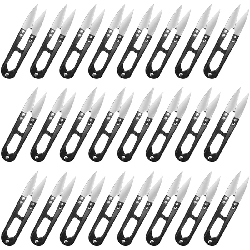 24 12PCS Sewing Scissors Shaped Snips Clippers Trimming Nipper Embroidery Clippers Cutter Scissors For DIY Art Project Household