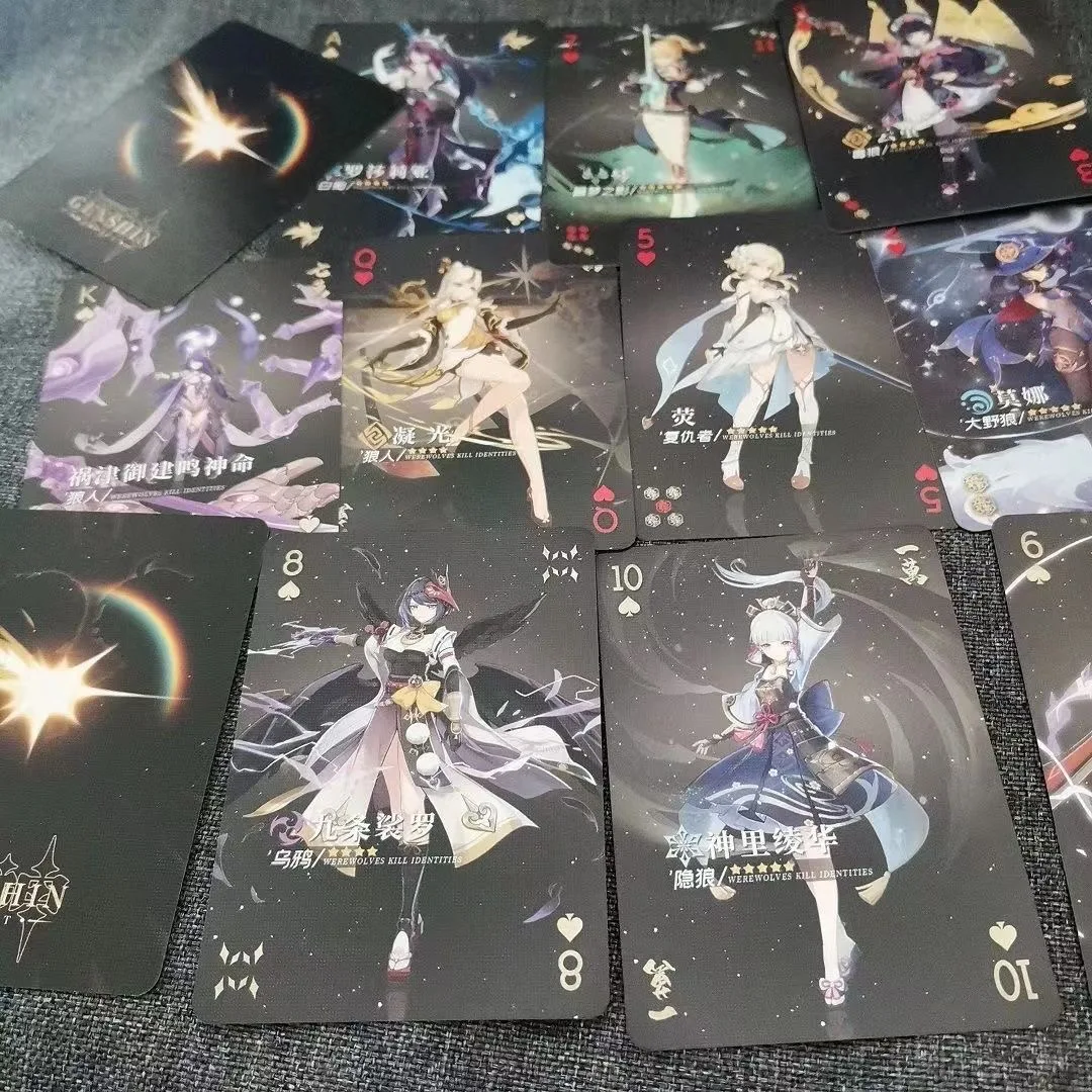 Оригинальные персонажи «Приветственный Бог», двусторонние игральные карты «три в одном», 54», изысканные игральные карты, открытки для отдыха, развлечений, вечеринок