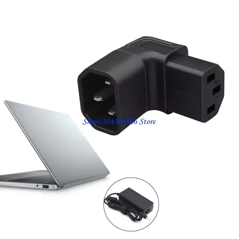 02DD IEC320 Male C14 to Female C13 Socket Power Adapter Converters C14 to C13 Power