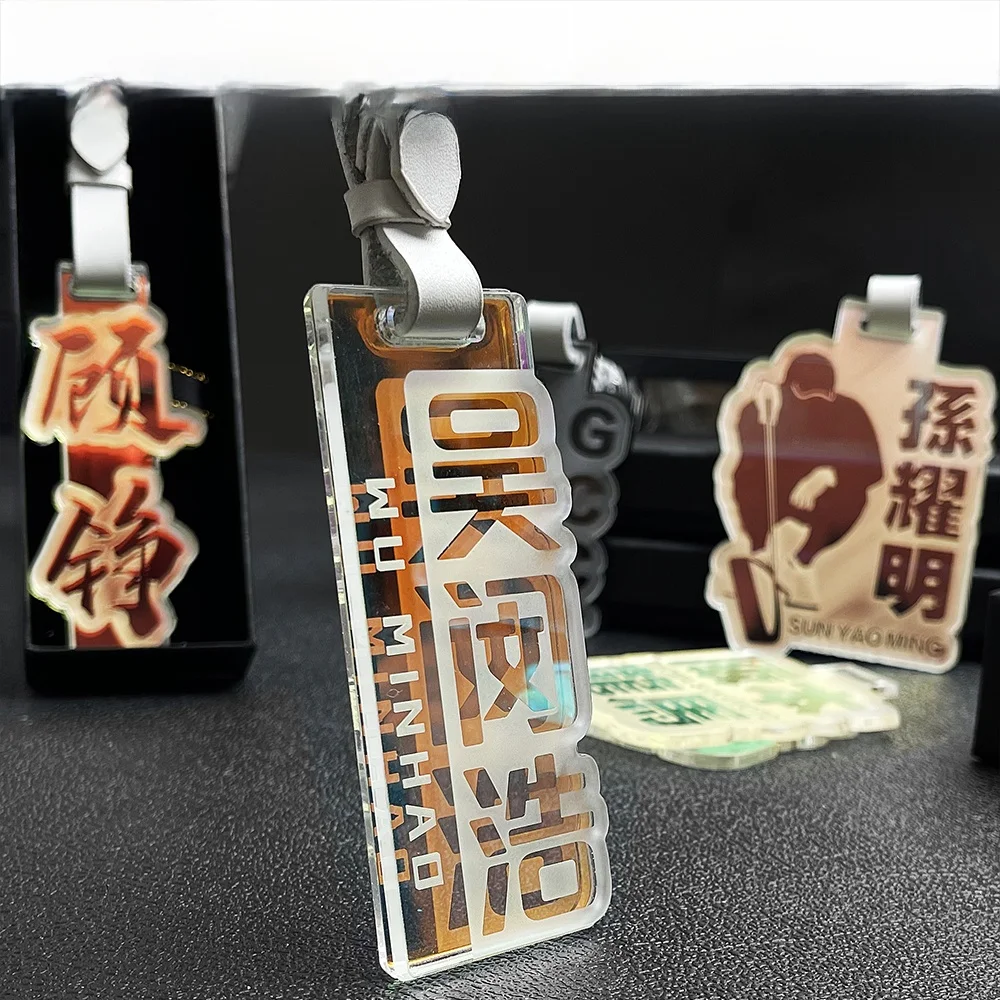 カラフルなアクリルゴルフボールバッグタグハットクリップポジションマーカーギフト標準ゴルフバッグアクセサリー鮮やかな吊り下げ飾り