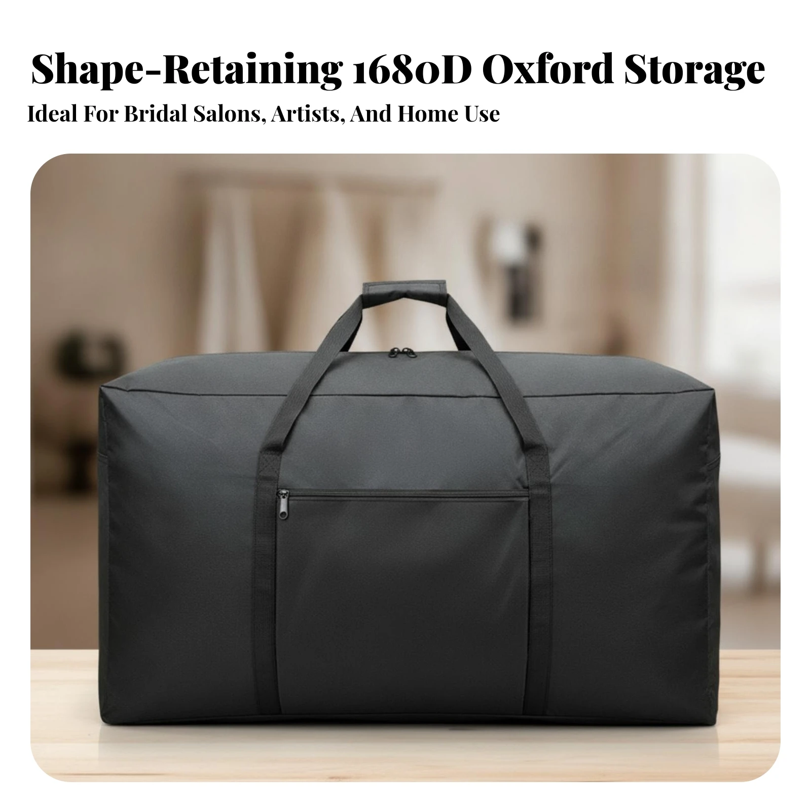 Garment Storage Bag Dustproof Garment Bag with Pocket Reusable Foldable for Brides, Travel, Moving