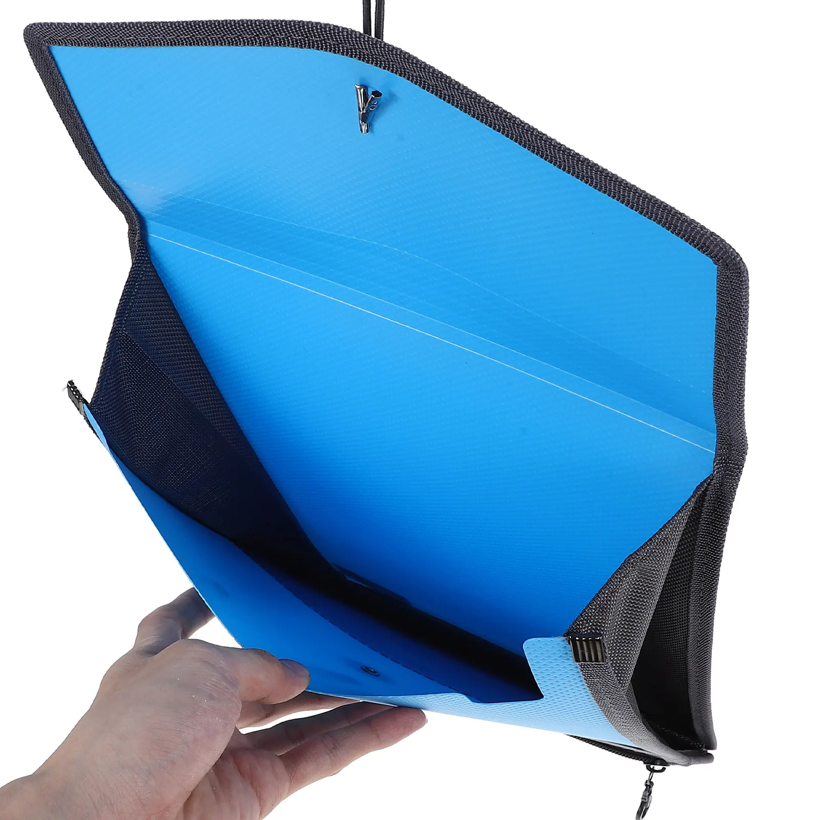 

A4 Document File Organizer Canvas Folder Bag Carrying Case Large Capacity Wear Resistant Portable Document Pouch for Men Women