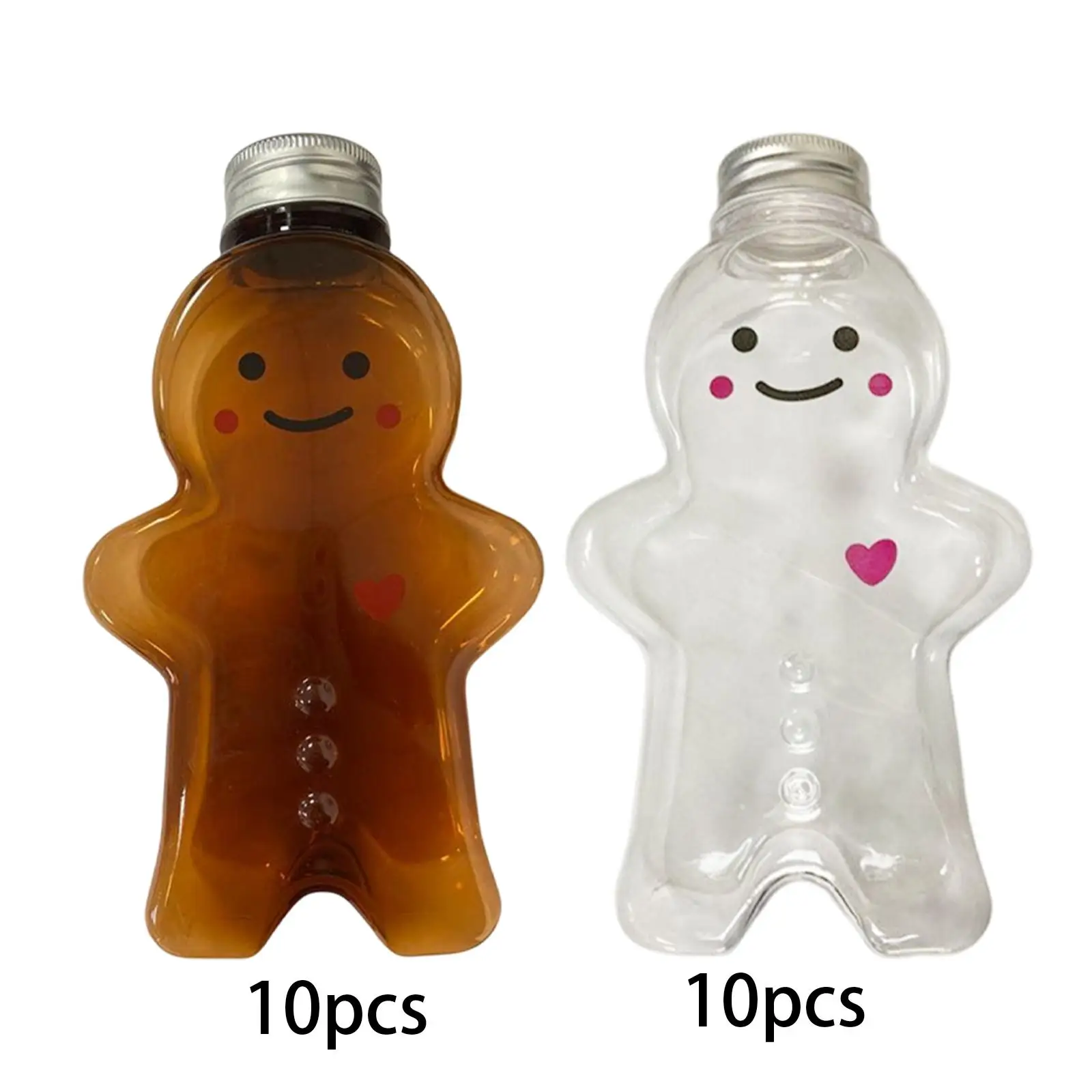 Gingerbread man shapes Bottles 500ml Drink Bottle Wide Application for Christmas