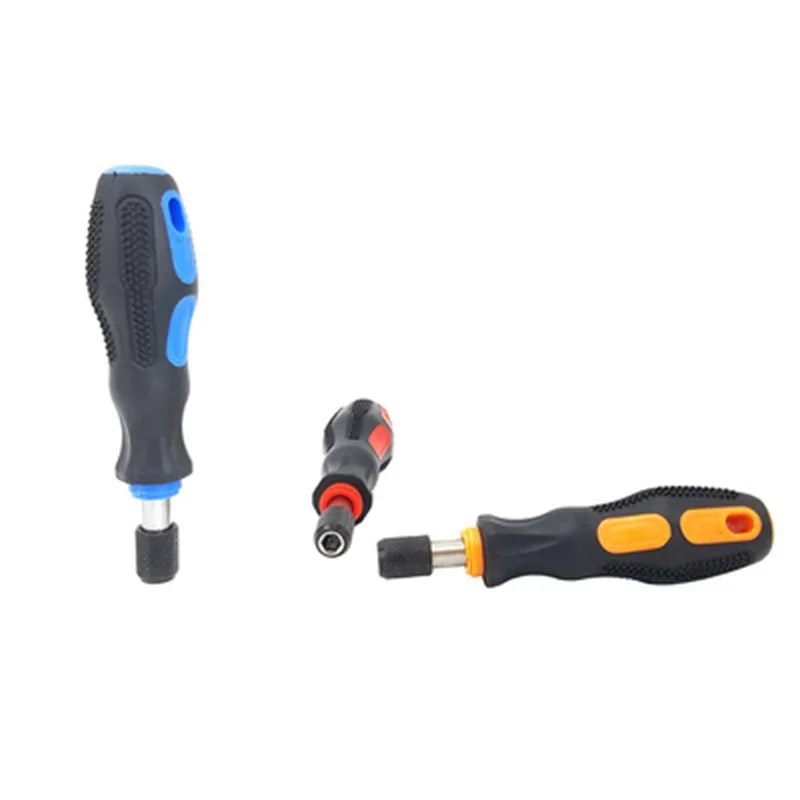 Hi-spec 1/4 (6.35mm) cacciavite a cricchetto supporto per punte impugnatura Driver multifunzione per accessori esagonali Torx Phillips con intaglio