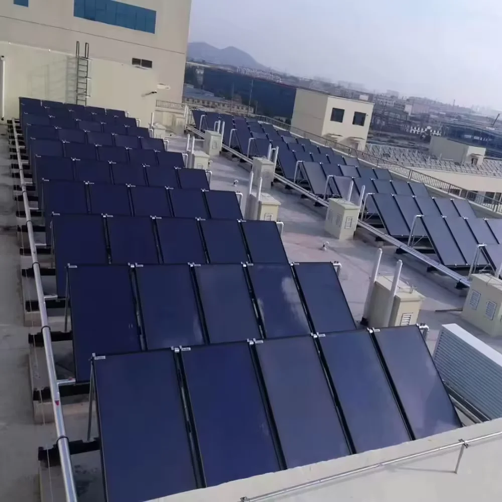 High-Efficiency Flat-Plate Solar Thermal Collector Meeting Keymark Standards Bestselling Outdoor Hotel Use Solar Hot