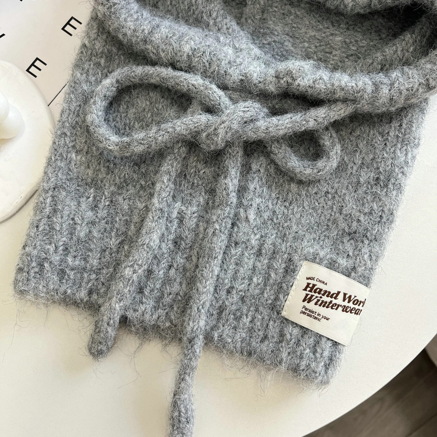 Gestrickte Mützen, Mütze für Männer und Frauen, Winter, warm, Unisex, mit Kapuze, Halsband, Schal, Mütze, Skimütze, kalte Hüte, Sturmhaube, Mützen, Motorhaube – Detail 12
