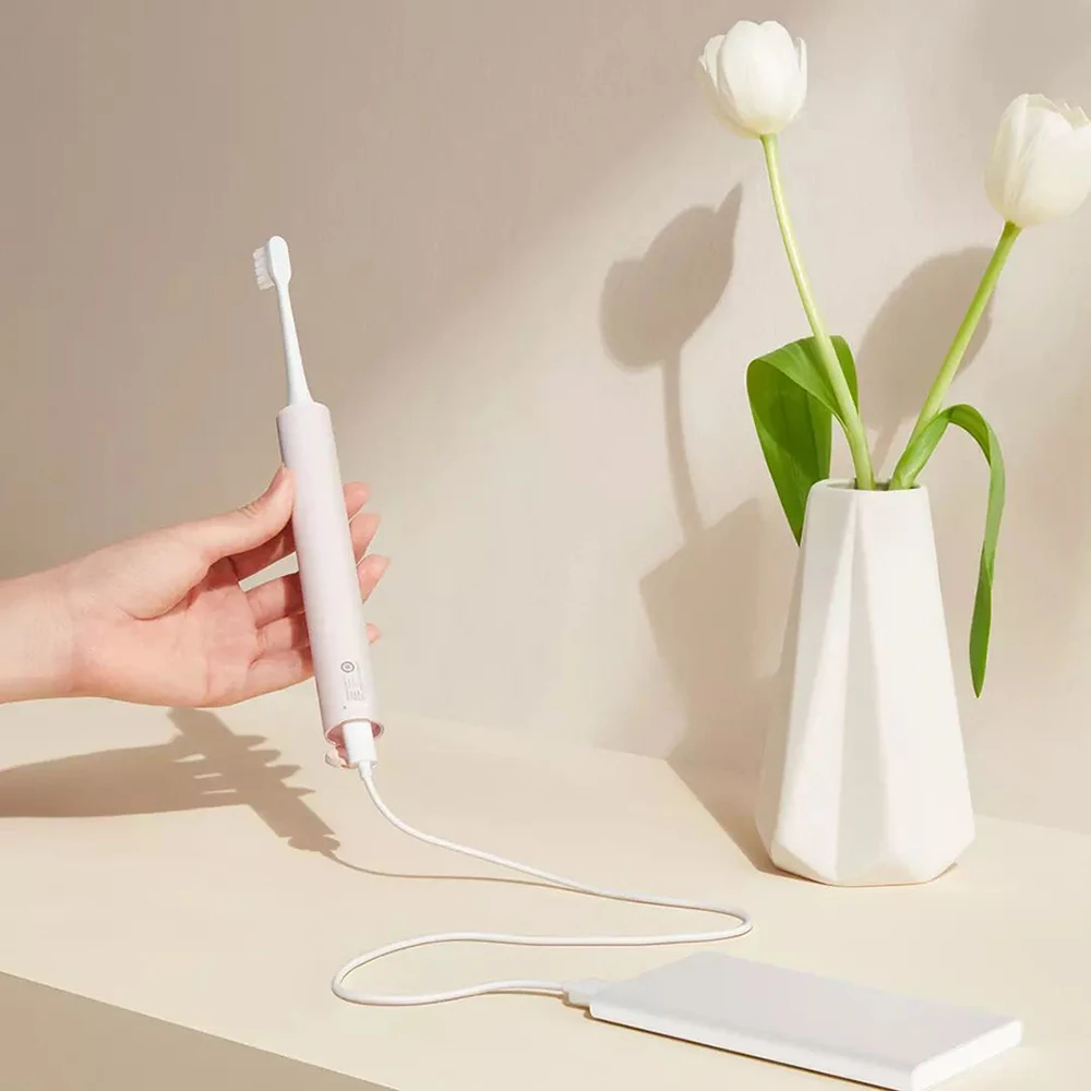 XIAOMI MIJIA T200 cepillo de dientes eléctrico, recargable por USB, vibrador Ultra sonic sónico para blanqueamiento dental, resistente al agua IPX7 blanqueador dental cepillos de dientes cepillo dientes eléctricos