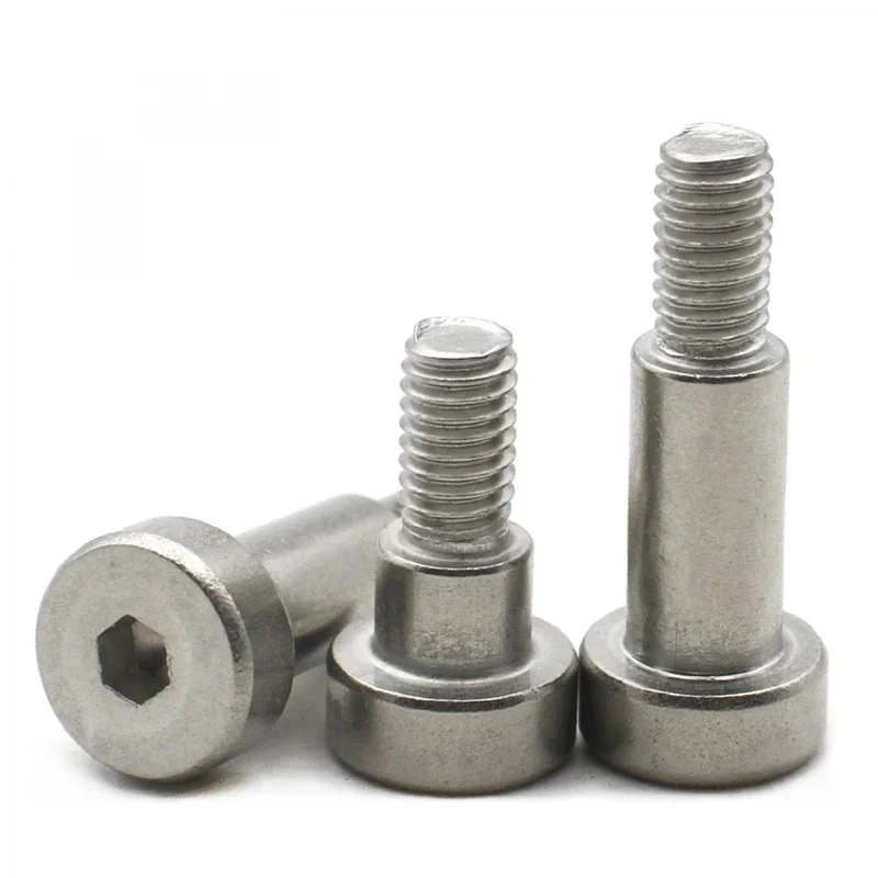 1/ 2/ 5 /10 /20pcs 304 Stainless Steel Hex Hexagon Socket Head Roller Bearing Shoulder Screw Bolt M2 M2.5 M3 M4 M5 M6 M8 M10