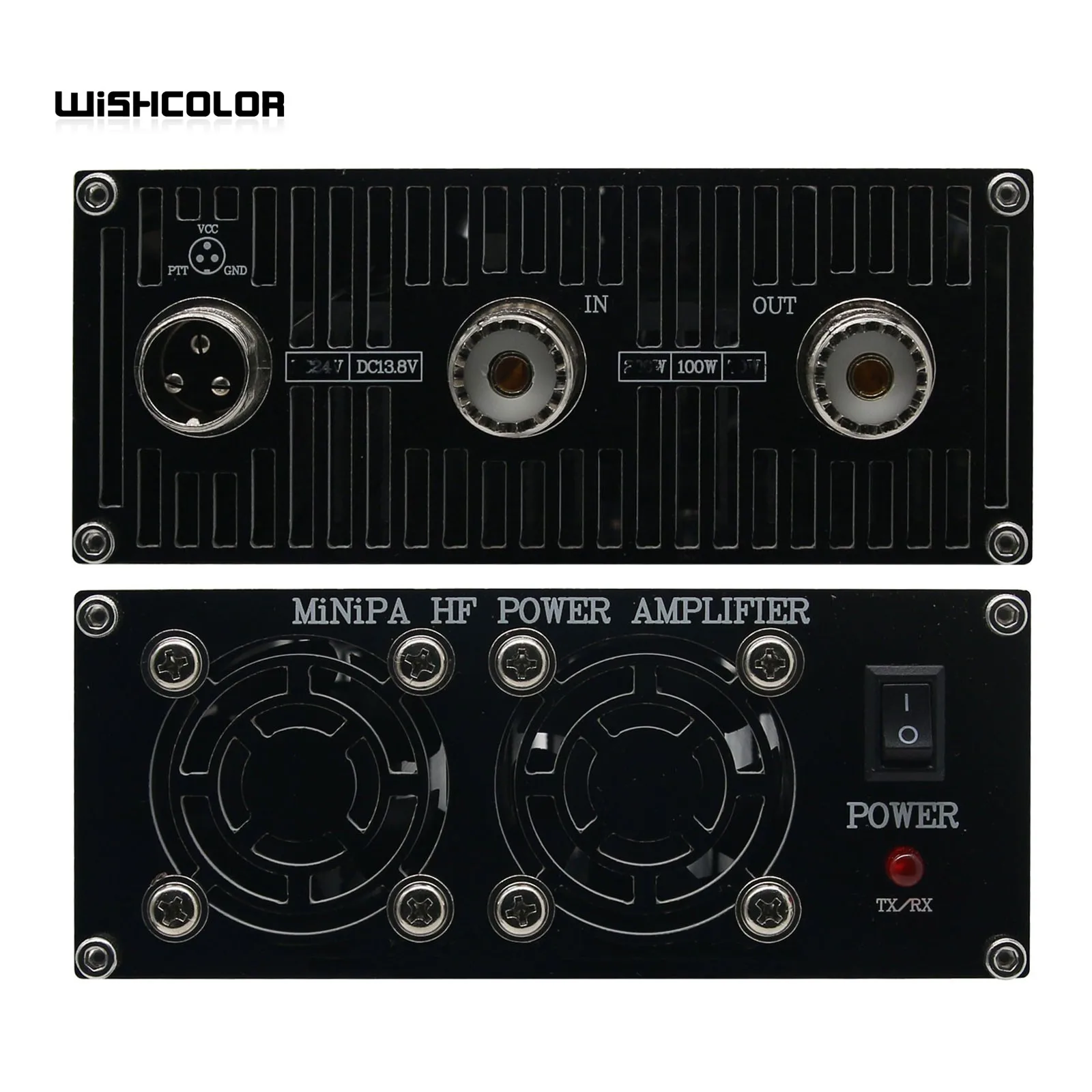 Wishcolor Assembled MiNi 100W HF Power Amplifier Shortwave Power Amplifier MiniPA100