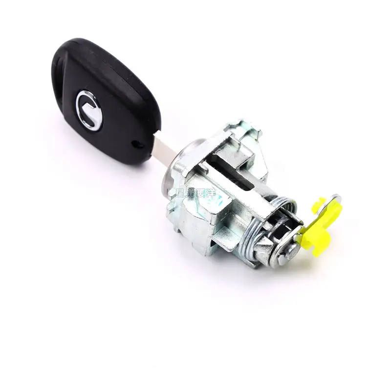 Left Front Door Lock Cylinder with Mechanical Key for Great Wall Lingao/H1/C20R/C30/Ora iQ