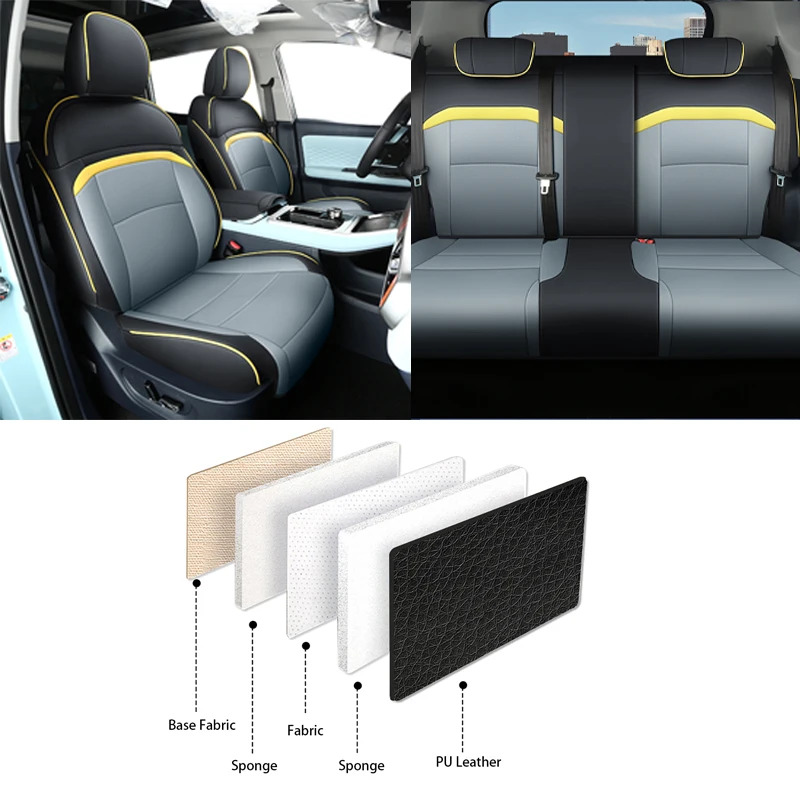 Custom Fit Car Seat Covers For Ford Focus MK1 MK2 MK3 Ecosport Ranger Fiesta Kuga KA Edge Fusion Mondeo MK4 Auto Accessories - view 3