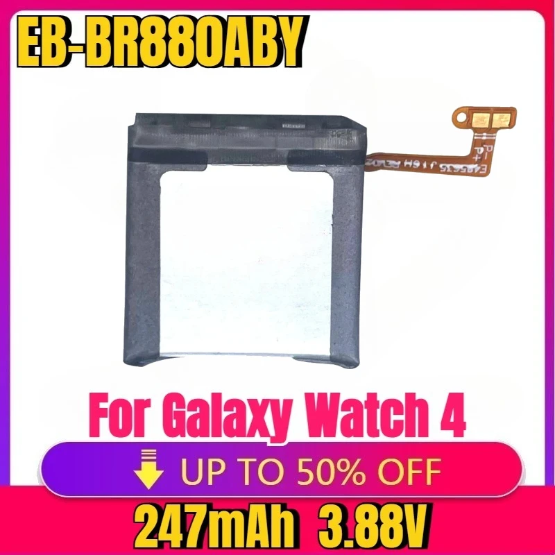 

For EB-BR880ABY New Replaceable Battery for Galaxy Watch 4 40MM SM-R860 R865, EB-BR890ABY for Galaxy Watch 4 44MM SM-R870 R875