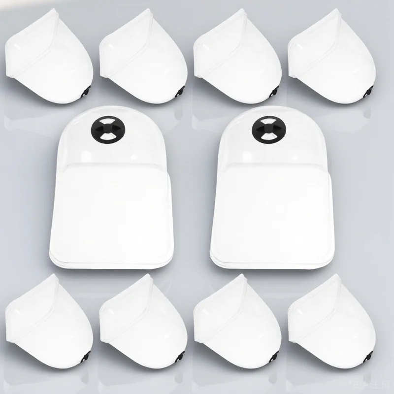 

10Pcs Insulation Cloche Dome Transparent Plastic Plant Protector for Frost Snow Protection Vegetable Garden