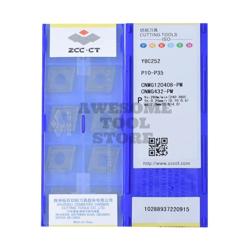 기존 ZCCCT CNMG 120408 -PM YBD102 YBD052 YBC151 YBC351 YBD151 YBD152 YBM251 YBC252 YBC251 YBD252카바이드 인서트 CNC 선반 도구