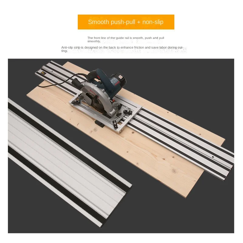 New double-layer electric circular saw universal guide rail linear carving machine Single layer guide rail DIY woodworking tool