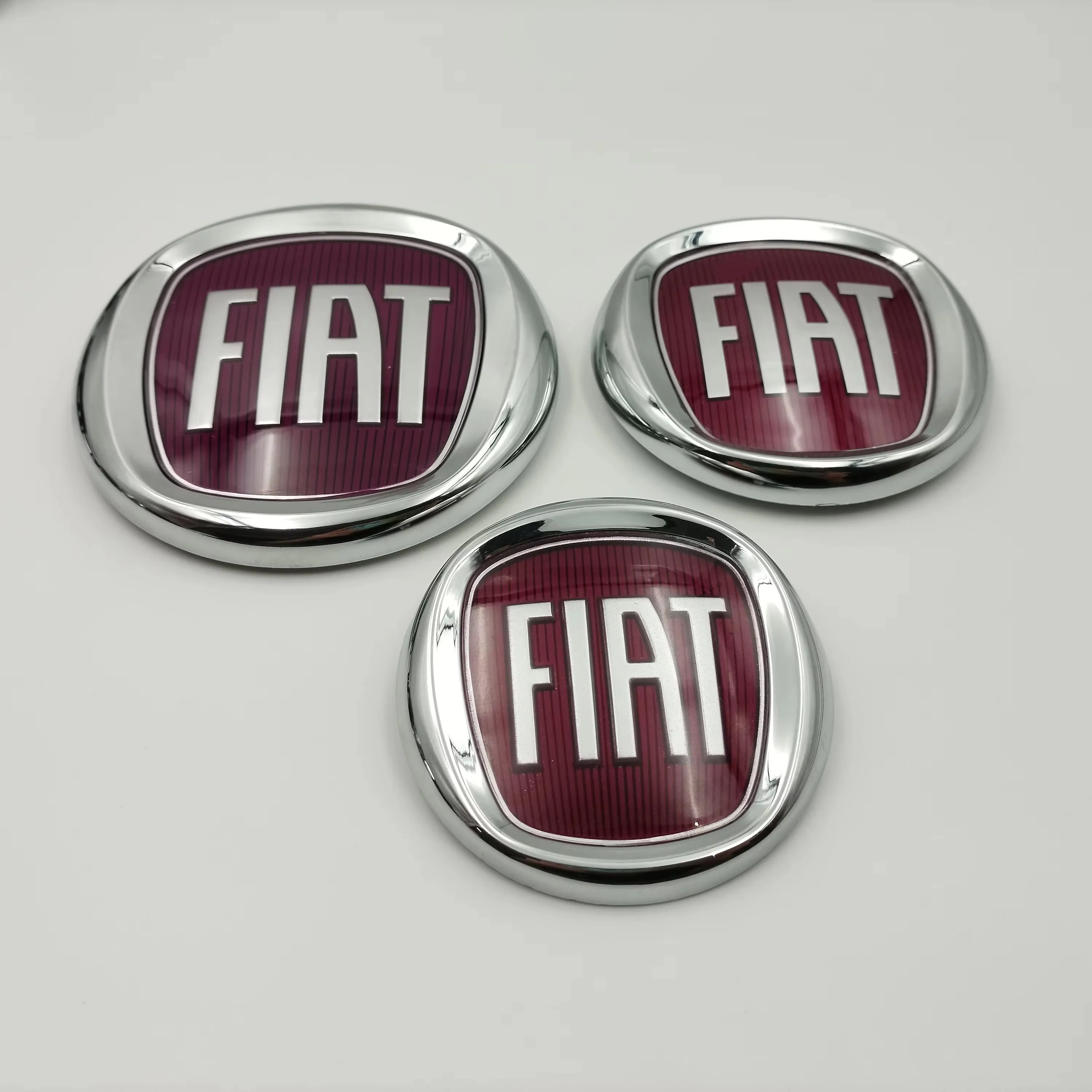 Fiat 8.5cm 10cm 12cm Car Logo Decal Front Grille Trunk Badge Sticker - Vehicle Emblem Accessories Dedicated for Fiat Models