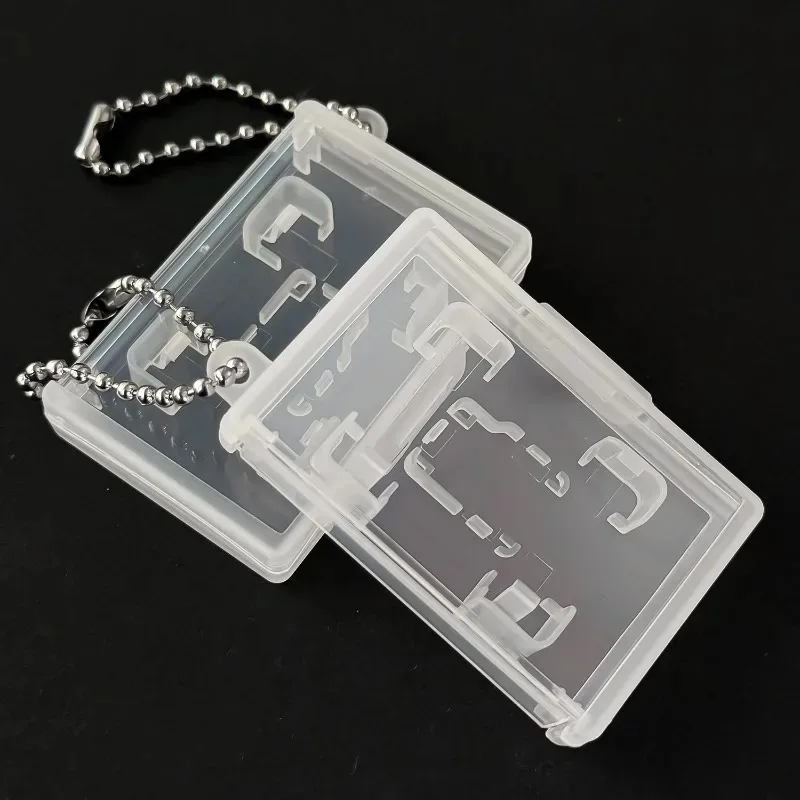 Portable Storage Case with Keychain for Switch Game Card Cartridge Micro SD TF Card Storage Box Holder for Switch Oled/Lite - view 6