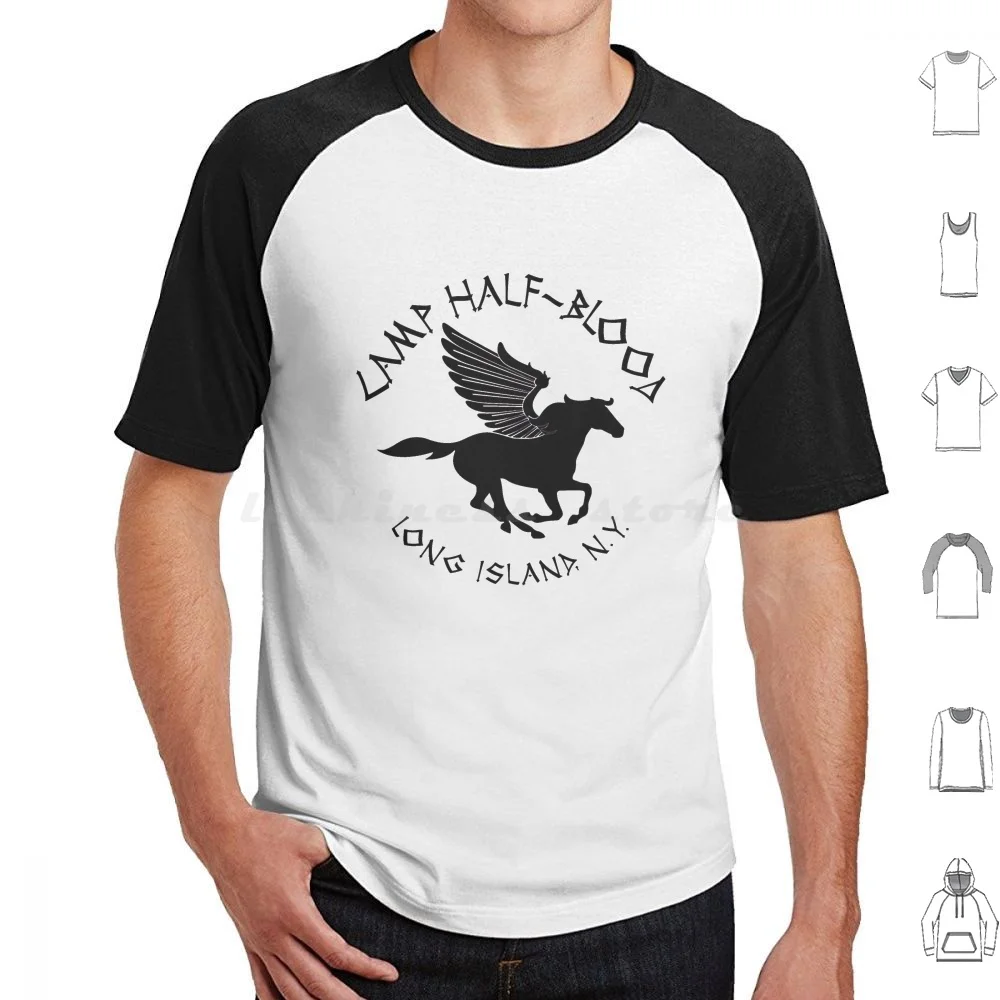Camp Half-Blood T Shirt Big Size 100% Cotton Camp Half Blood Percy Jackson Pjo Annabeth Chase Rick Riordan Heroes Of Olympus