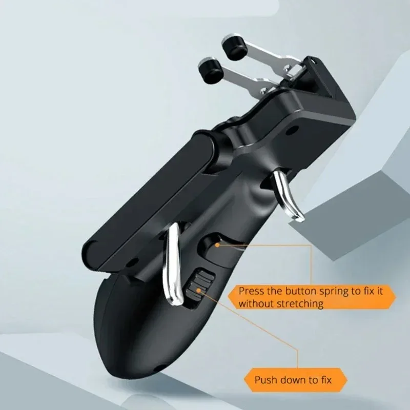 H11 Mobile Controller PUBG Aim Shooting 6 Finger Game Trigger Handle Button for iPad Tablet Universal Gamepad Joystick Grip L1R1