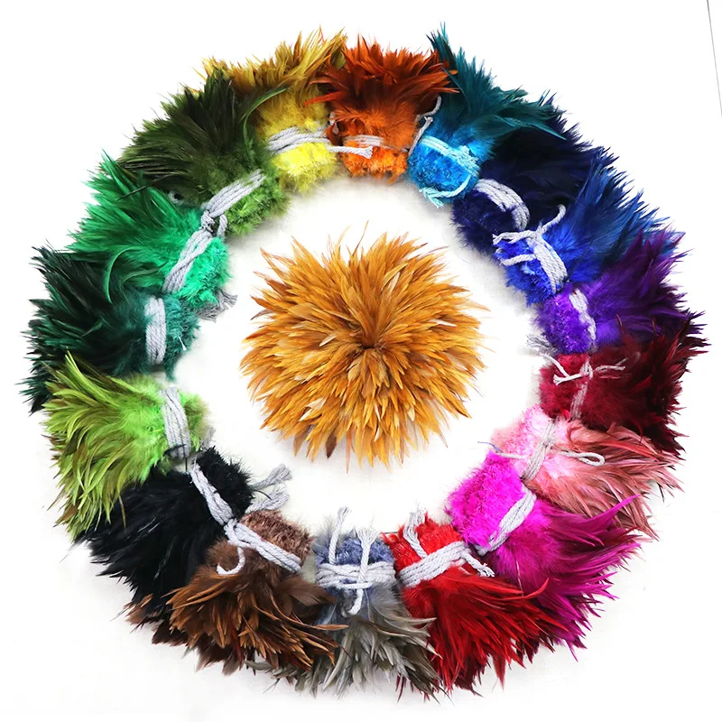 50Pcs/Lot Colorful Pheasant Feathers for Crafts Decoration Dream Catcher Chicken Rooster Feather for Fly Carnival Accessories