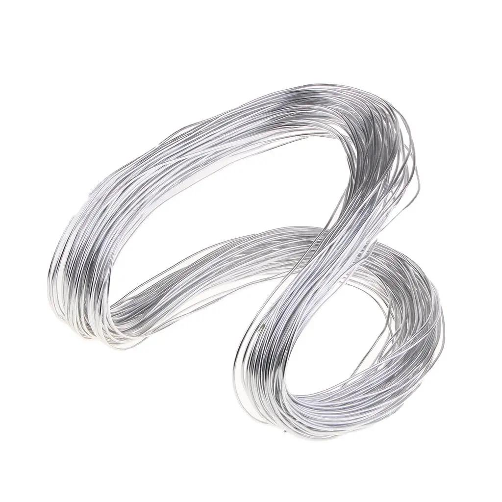 Flexible Aluminium Wire 2mm for Jewelry Making Gem Metal Wrap Beading Wire for DIY Art Craft Modelling