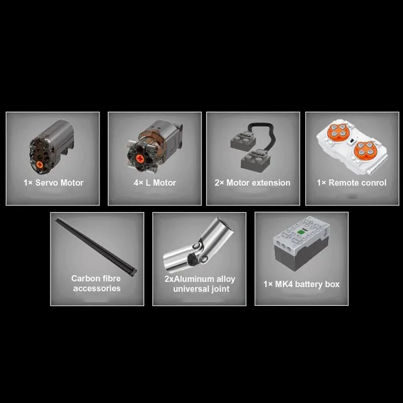 1890 pièces technique 4WD RC Buggy tout-terrain modèle de course blocs de construction ensembles véhicule d'escalade assemblage brique jouets garçons enfants cadeau