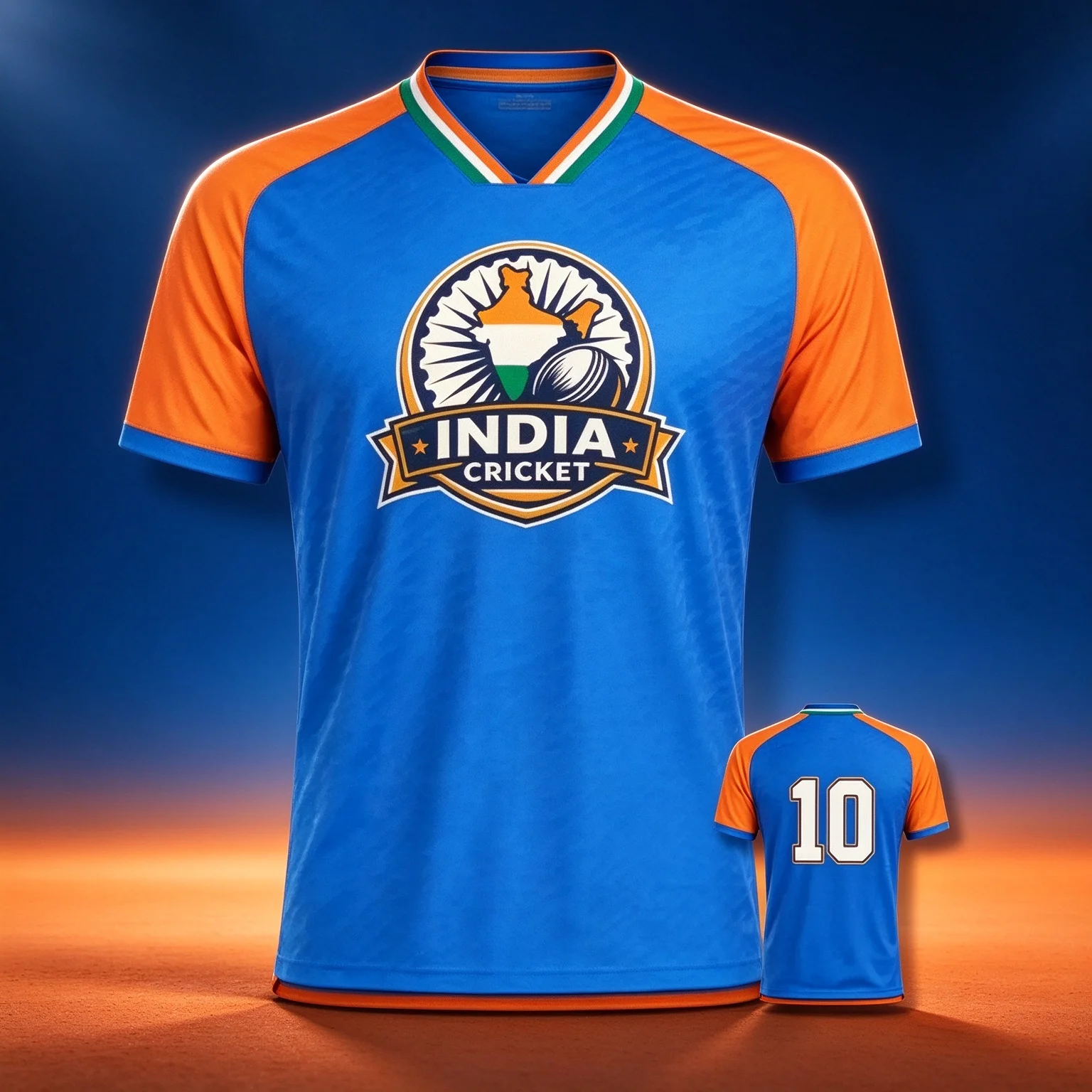 Indian Cricket Fan Jersey Season Home Away Quick-Drying and Breathable for Adults FamilyMatching Tops Tee Shirts Tops