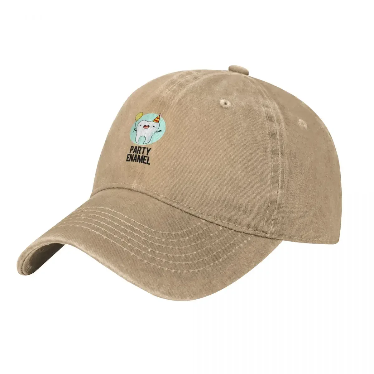 

Party Enamel Funny Tooth Puns Baseball Cap Hat Luxury Brand Visor Golf Wear Men Women's