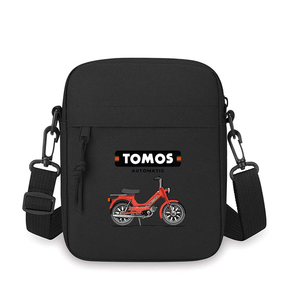 

Red moped,brand ,automatic Men Crossbody Bag Single Shoulder Women Cartoon Anime Film Printing Design Unisex