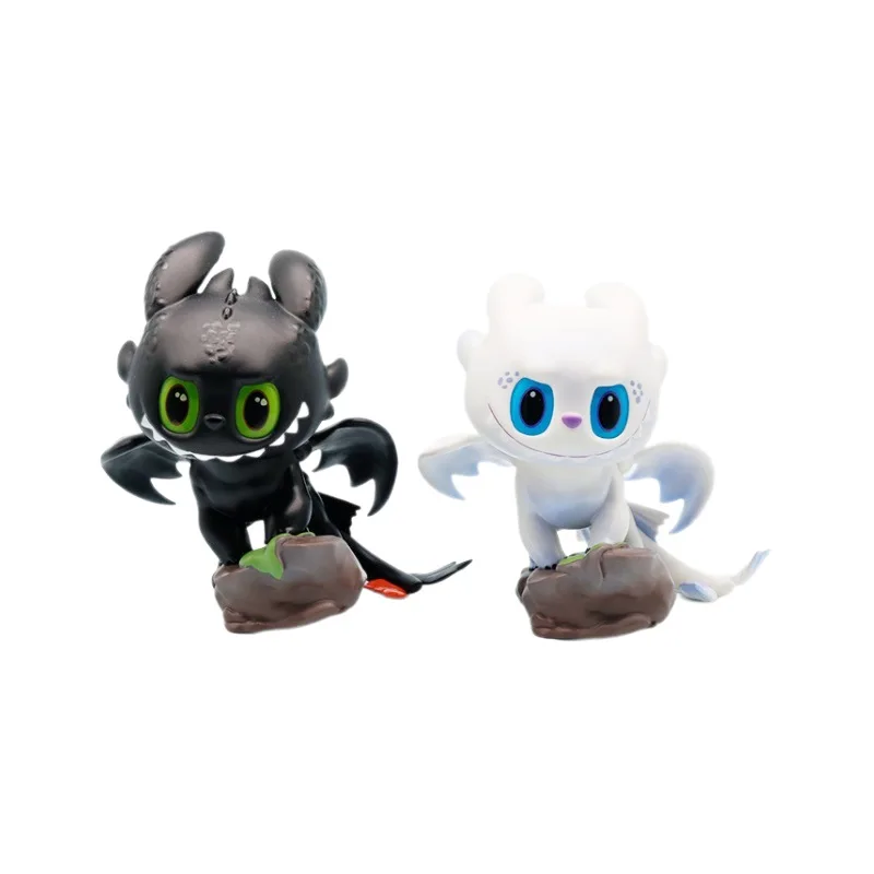 

Q-version Dragon Taming Master Toothless Handmade Doll Night Light Cute Trendy Play Model Car Ornament