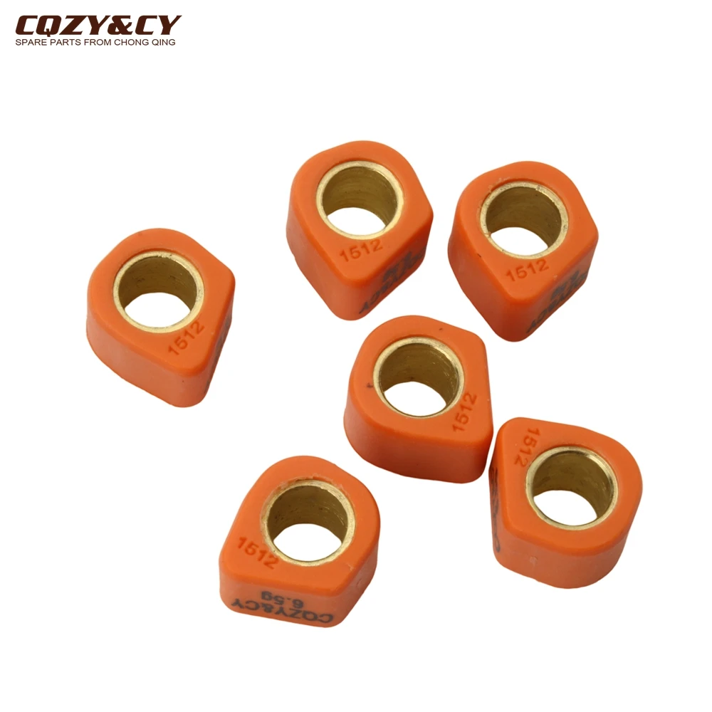 Racing Variator Sliding Weight Set 15x12mm 6g 6.5g 7g 8g For Malaguti Centro Sl-Kat Base Crosser Cr1 F10 Kat F12 50cc 2T