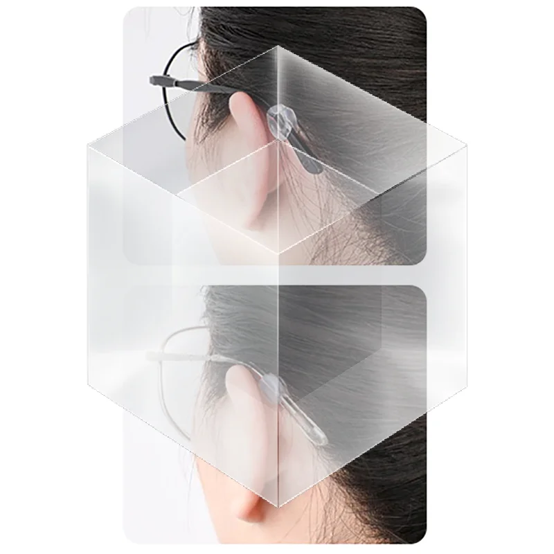 Anti-slip Silicone Ear Grip Glasses Eyeglasses Leg Ear Hook Stopper Bracket Fastener Accessories Temple Tip Eyewear Holder