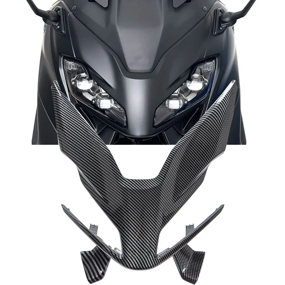 

2024 Tmax 560 Head Cover Front Headlight Fairing Upper Nose Side Panel Cowl For Yamaha TMAX560 2022 2023 Motorcycle Parts Carbon