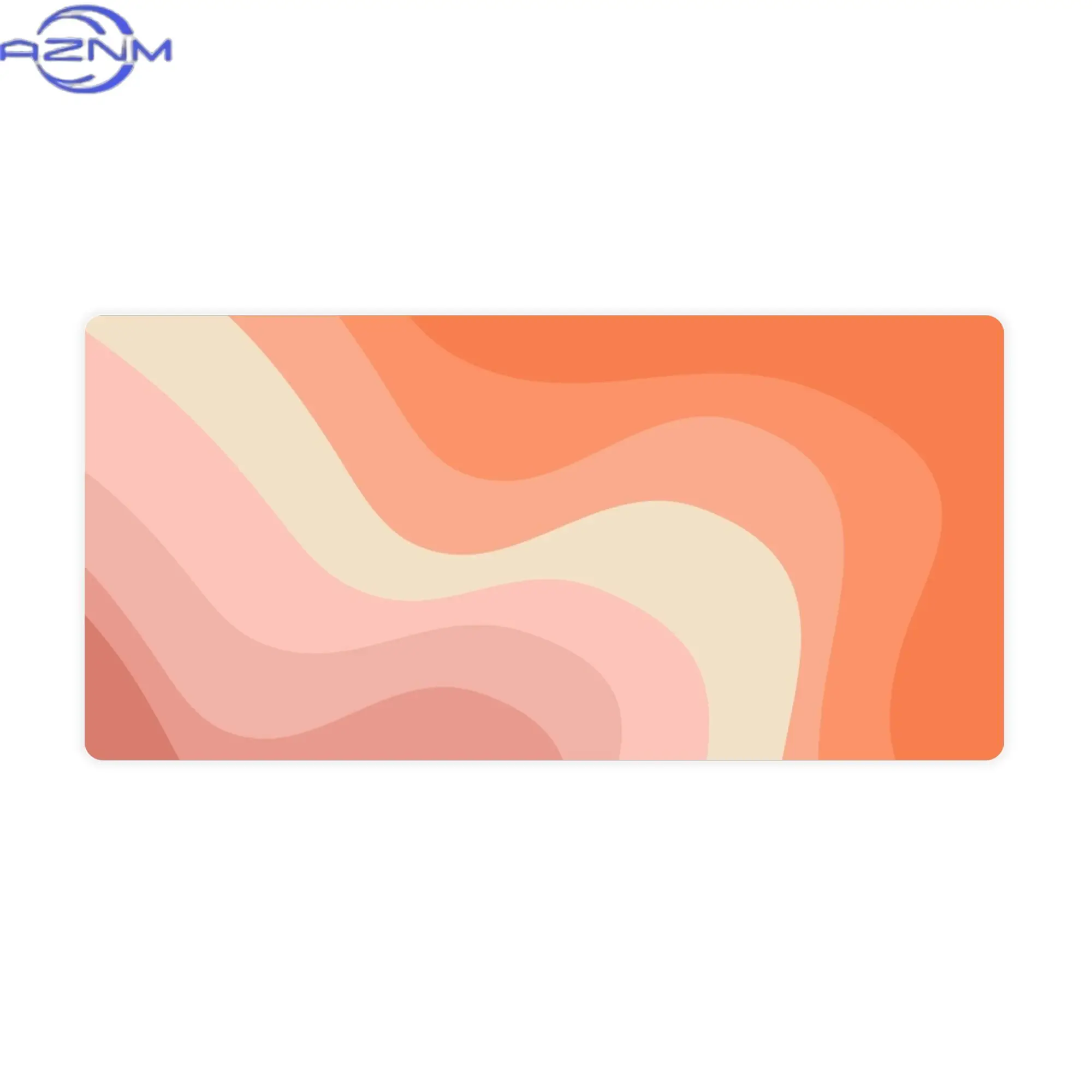 Modern Keyboardpad Multiple Sizes Desk Pad for Office Desk Gaming Area Study Table Creates Stylish Home Workspace Pink and Orang