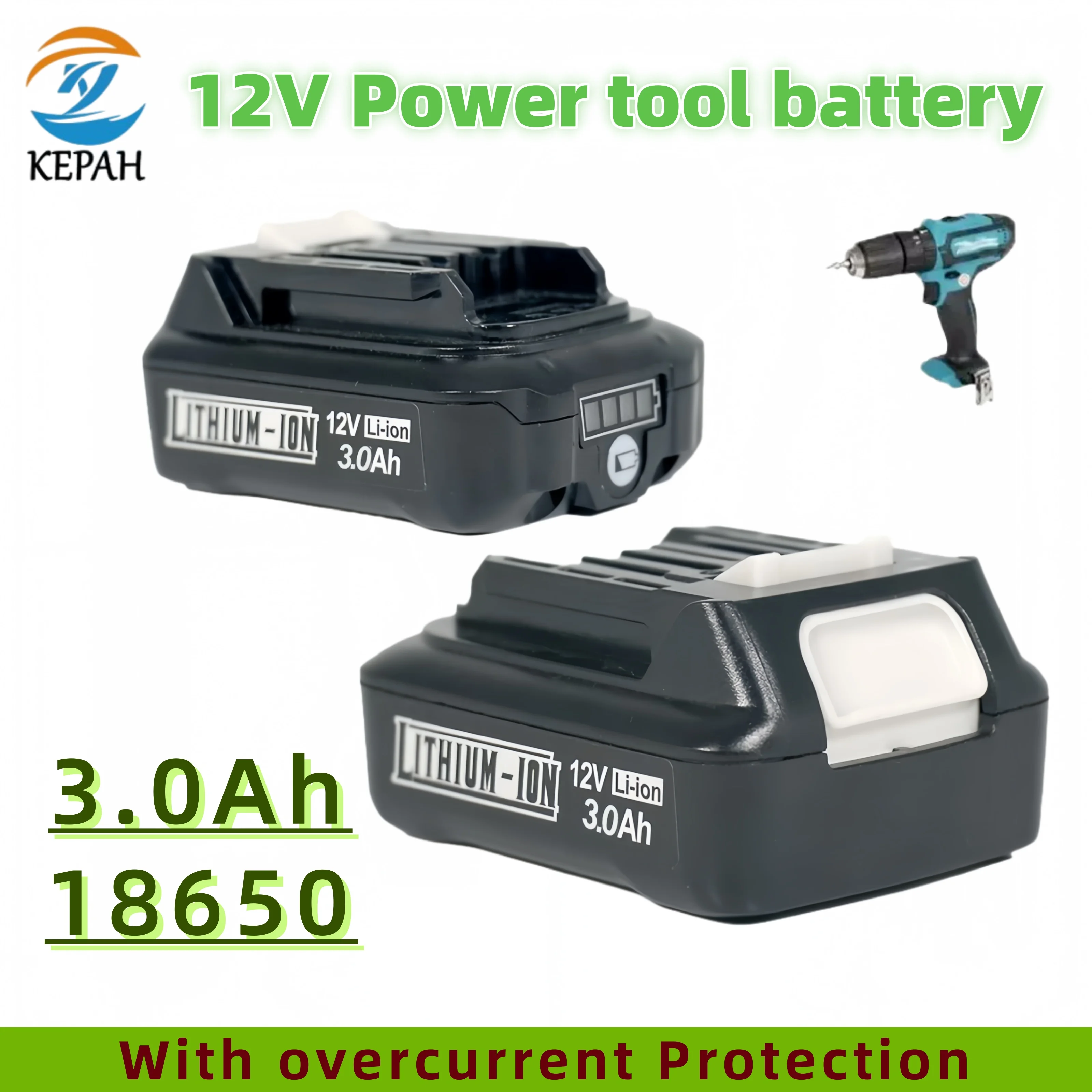 New 12V 3.0Ah 18650…