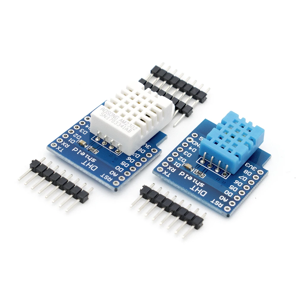 DHT Shield For Wemos D1 Mini DHT11 DHT22 Single-Bus Digital Temperature And Humidity Sensor Module With Matching Pins