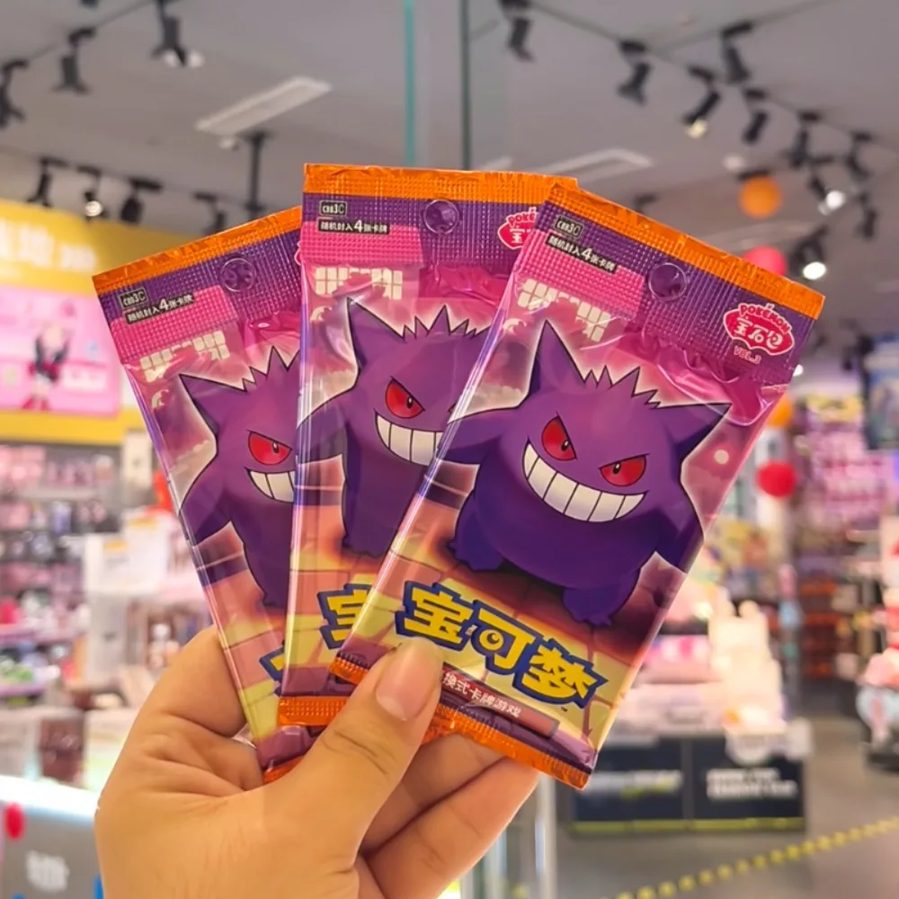 100% original pokemon gem pacote vol1 2 3 cartões escarlate e violeta simplificado chinês ptcg negociação anime cartão brinquedo presentes colecionáveis